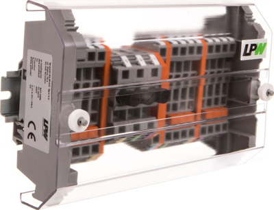 Shirit matës elektrik WAGO LPW 847-1056, për panele elektrike, plastik, shumëngjyrësh