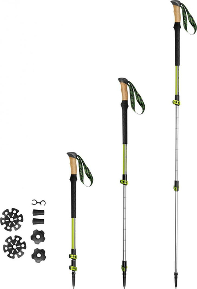 Shkopa për hiking Spokey Trekking Compass  (929459), 105-135 cm, të gjelbërt