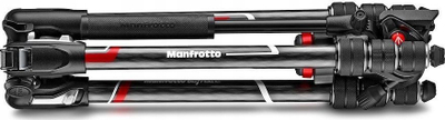 Trekëmbësh video Manfrotto Befree Live MVKBFRTC-LIVE, fibër karboni, twist lock, i zi