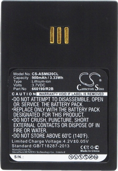 Bateri telefoni pa kabllo Aastra, Li-ion 3.7V, 900mAh, jeshile