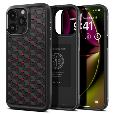 Mbrojtëse për celular Spigen Cryo Armor, për iPhone 15 Pro Max, e kuqe