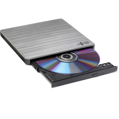 Shkrues DVD i jashtëm Hitachi LG Slim Portable, USB, shpejtësi 8x, i zi