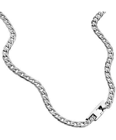 Varëse Diesel Chain D Logo DX1497040, çelik inox, unisex, argjendtë