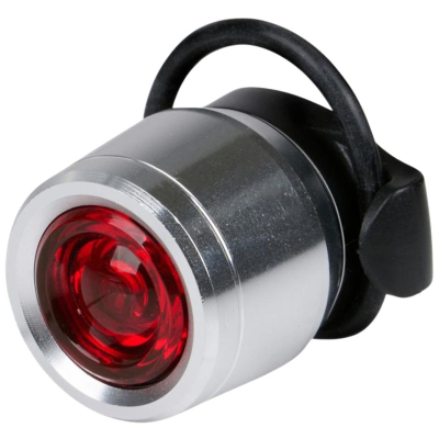 Dritë pasme biçiklete Dunlop Rear Light, LED i kuq, trup alumini, e kuqe
