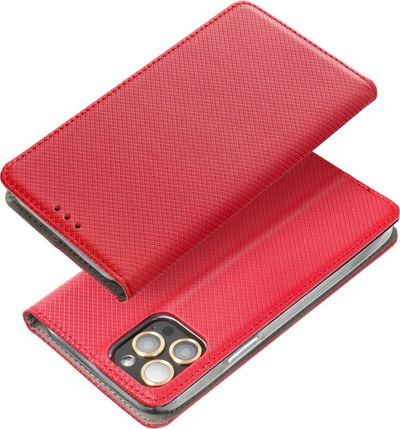 Këllëf libër OEM Smart Case për Samsung Galaxy A34 5G, me magnet, ngjyrë e kuqe metalike
