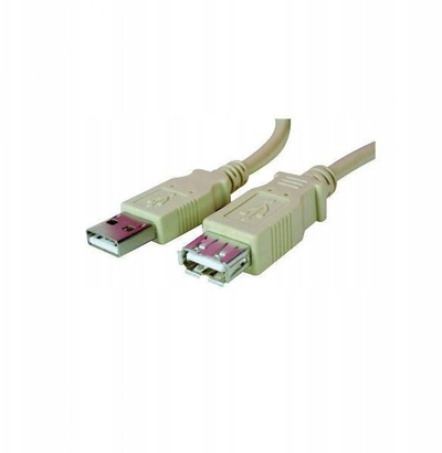 Kabllo zgjatues USB Logo 2.0, A plug në A socket, 3m, paketim 10 copë