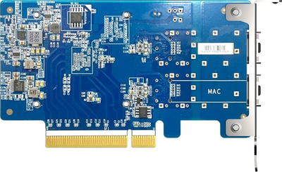 Kartë rrjeti QNAP QXG-25G2SF-CX6, 25GbE, PCIe Gen4, me 2 porta SFP28