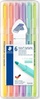 Markerë Staedtler Triplus Textsurfer Pastel, set 6 copë, shumëngjyrësh