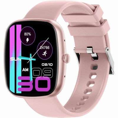 Smartwatch Gravity GT18 1, 1.83", Bluetooth 5.2, rozë