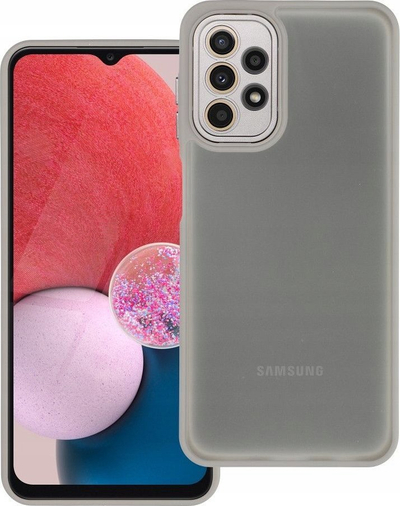 Mbulesë telefoni VARIETE Elegant Steel për Samsung Galaxy A13 LTE, PC TPU, transparente, gri