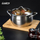 Tengere Heinner ORIGINI 4.3L, çelik inoksi, kapak xhami, argjendtë
