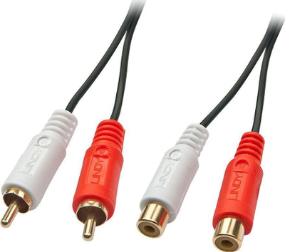 Kabllo Lindy RCA x2 - RCA x2 35674, 10m, e zezë