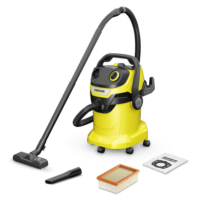 Fshesë me korent shumëfunksionale Kärcher WD 5 V-25/5/22, 25L, 1100W, e zezë e verdhë