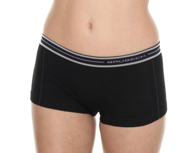 Bokse femrash Brubeck Active Wool BX10860, lesh Merino, masa XL, të zeza