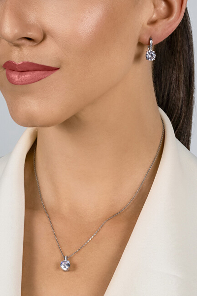 Set asksesorë për femra Brilio Silver sBS3757 Vathë + Qafore, artë