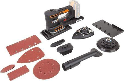 Makinë për gëryerje orbital Worx 20v, pa bateri