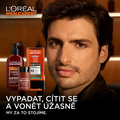 Set për trup L'Oréal Paris Men Expert BarberClub, xhel dushi për flokë/ mjekër, 300 ml + xhel për mjekër, 200 ml + krem hidratues, 50 ml