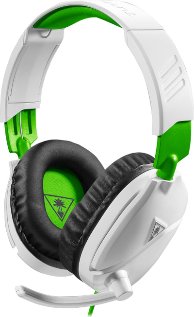 Слушалки за гејминг Turtle Beach Recon 70, 40 mm, со микрофон, бели зелени