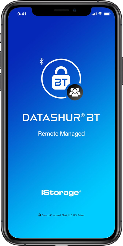 USB i sigurt iStorage datAshur BT, 64GB, me enkriptim AES 256 bit, i zi