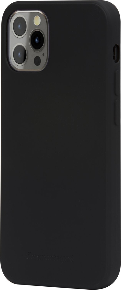 Kapak telefoni Dbramante1928 Nuuk për iPhone 12 Pro Max, plastikë e ricikluar, mbrojtje 360°, i zi