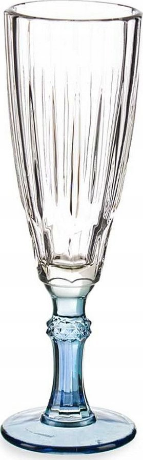 Gotë shampanje Cava, 170ml, xham, me këmbë blu