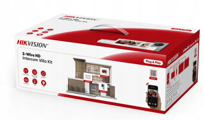 Set domofoni me video Hikvision DS-KIS705EY, 7", 2MP, IP65