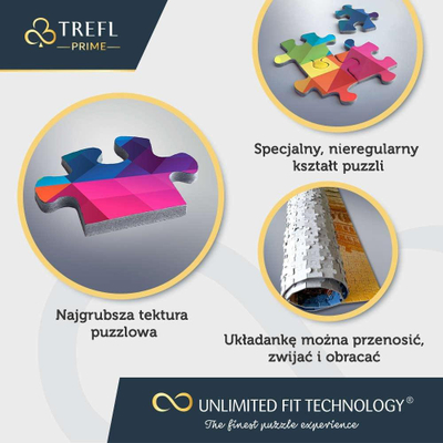 Puzzle Trefl Waiting for the Tide, 1500 copa, Unlimited Fit Technology, shumëngjyrësh