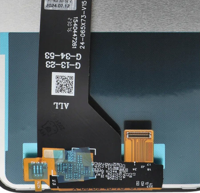 Ekran telefoni FixCell për Motorola G53 5G, OEM, pa kornizë, i zi