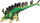 Lodër Mega Creative Dinosaur gome, 31cm
