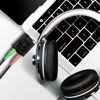 Adapter audio DAC LogiLink UA0365, USB Type C, 7.1CH surround, i zi