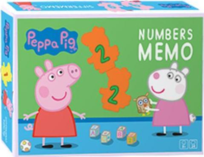 Loja memorie Barbo Toys Peppa Pig Numbers Memo, edukative, për kalamaj