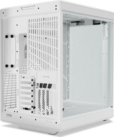 Куќиште за компјутер HYTE Y70 Touch Infinite, mid tower, екрани на допир, бело