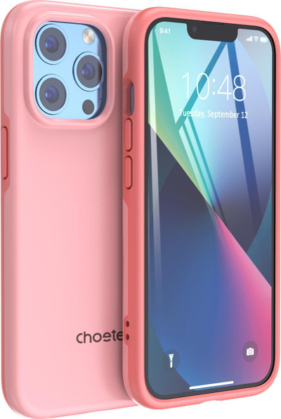 Mbulesë telefoni Choetech MFM PC0114, për iPhone 13 Pro Max, anti-rënie, rozë