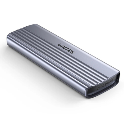 Kuti eksternale për SSD UNITEK S1241B01, M.2 NVMe, USB C 10Gbps, gri