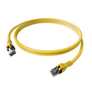 Kabllo rrjeti Zellner Group Patch Cable, CAT6a S/FTP, 5m, e verdhë