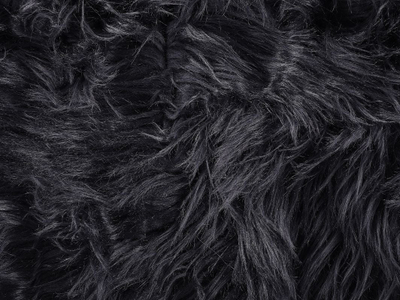 Mbulesë krevati DELICE Fabric, 200 x 220 cm, pelush akrilik, e zezë