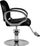 Karrige berberi Activeshop Hair System HS00, lëkurë ekologjike, e zezë