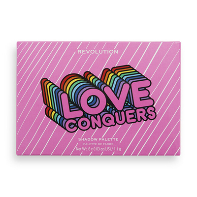 Paletë me hije për sy Revolution Love Conquers, 6.6 g
