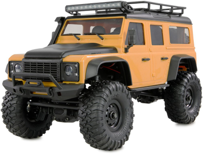 Makinë me telekomandë Amewi AMXRock Mini D90, 4WD, 1:16, e verdhë