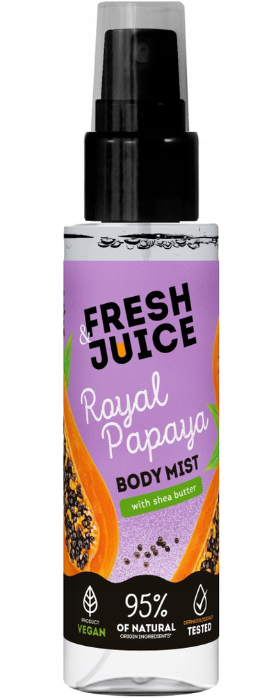 Sprej trupi Fresh Juice Royal Papaya, me shea butter, 150 ml