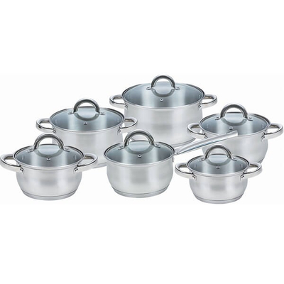 Set tenxheresh Maestro MR-2120-12, 12 pjesë, inoks, argjendtë