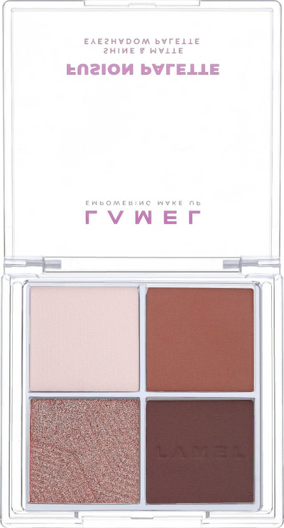 Paletë hije sysh Lamel Fusion Eyeshadow 401, 10g, ngjyra të përziera