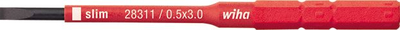 Bit elektrik Wiha slimBit 34579, 3.0mm, 75mm, i kuq