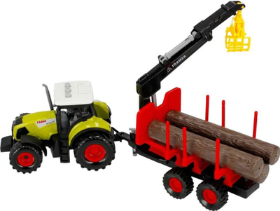 Traktor lodër Mega Creative My Ranch me rimorkjo, 34 cm, me drita edhe zhurma, jeshil