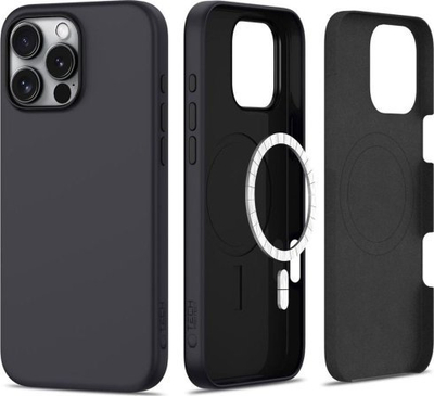 Këllef telefoni Tech-Protect Silicone MagSafe, iPhone 16 Pro, matt, i zi