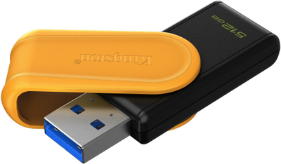 USB Kingston DataTraveler Exodia S, 512GB, USB 3.2 Gen 1, e zezë e verdhë