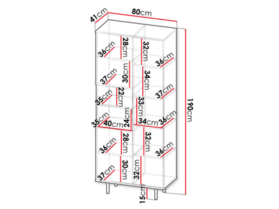 Raft Nawil R3D NW05 (80 x 180 x 41)