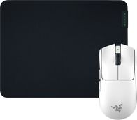 Pako gaming Razer Viper V3 Pro Hero Bundle, maus wireless, mauspad, e bardhë