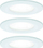 Set spote LED EBL Nova Round Star, 3x6.5W GU10, 4000K IP44, e bardhë mat