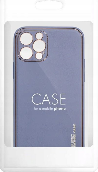 Kapak telefoni Tok Leather Case Samsung Galaxy A25 5G, eko lëkurë, kornizë plastike, blu